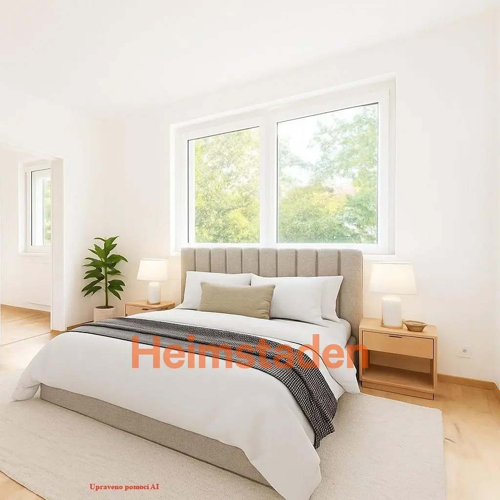 Spavaća soba; prirodna svjetlost, moderan stil