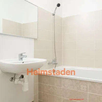 Kupaonica; pločice, renoviran, prirodna svjetlost, moderan stil