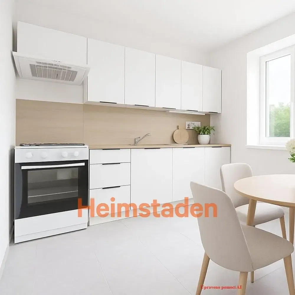 Küche; küchengeräte, tageslicht, moderner stil, fliesenboden