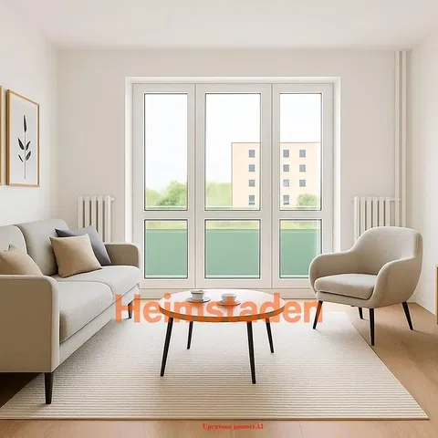 Living room; view, natural light, modern style, wood floor