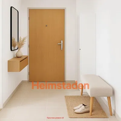 Garderobe; fliesenboden, tageslicht
