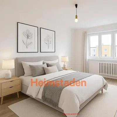 Schlafzimmer; tageslicht, moderner stil