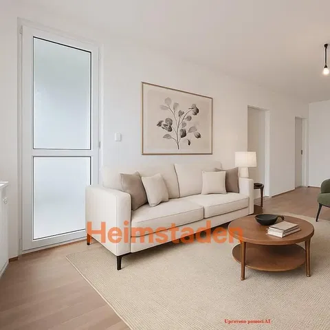 Woonkamer; moderne stijl, natuurlijk licht