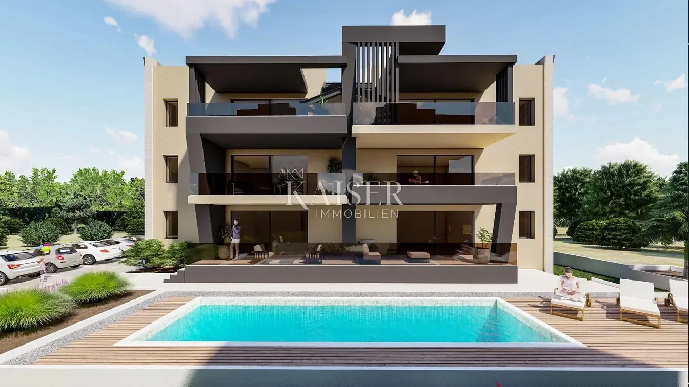 Dům a okolí; výhled