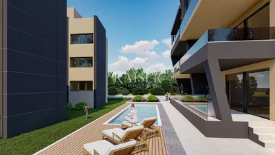 Dům a okolí; výhled