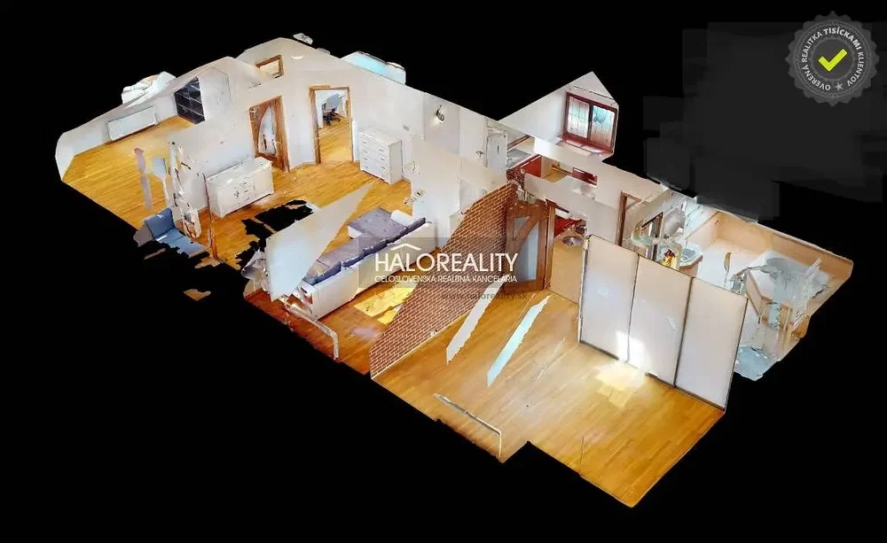 Dnevna soba; drveni pod