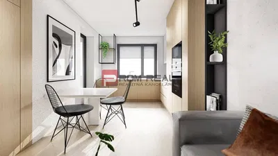 Oturma odası; modern stil, ahşap zemin, doğal ışık