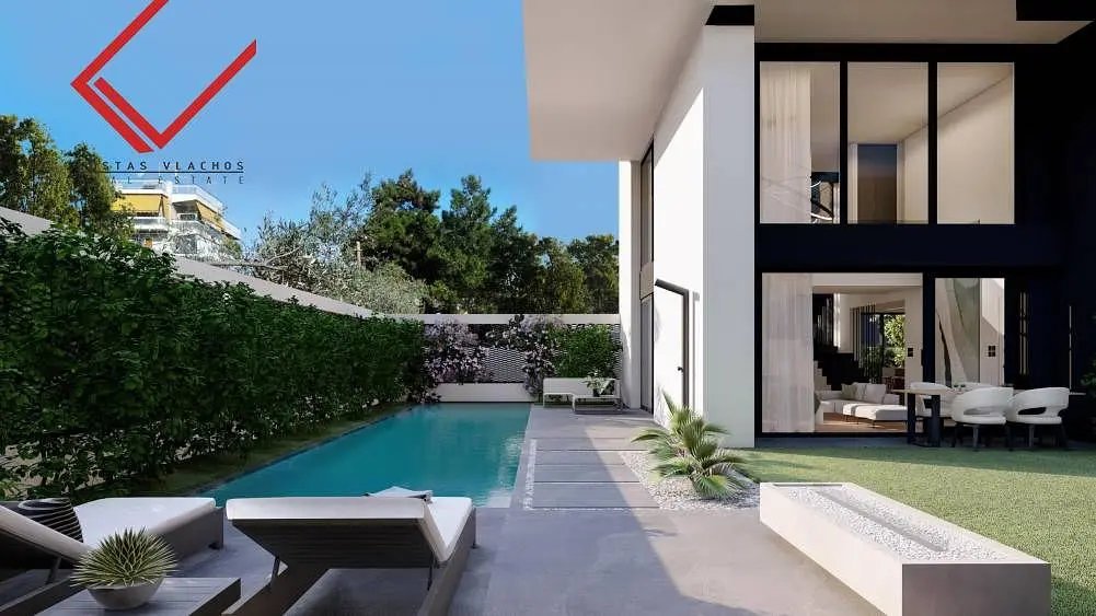 Maison et environs; vue, lumière naturelle, style moderne