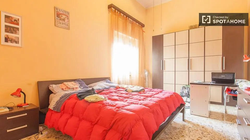 Schlafzimmer; tageslicht, moderner stil