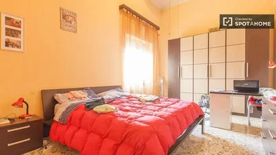 Schlafzimmer; tageslicht, moderner stil