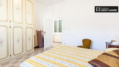 Schlafzimmer; tageslicht, rustikaler stil