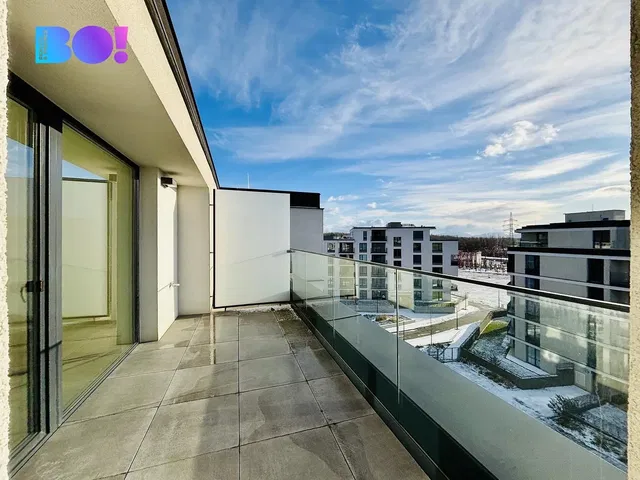 Balkon; blick, fliesenboden