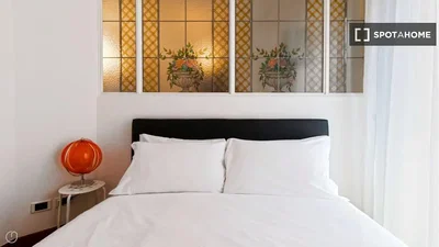 Schlafzimmer; tageslicht, moderner stil