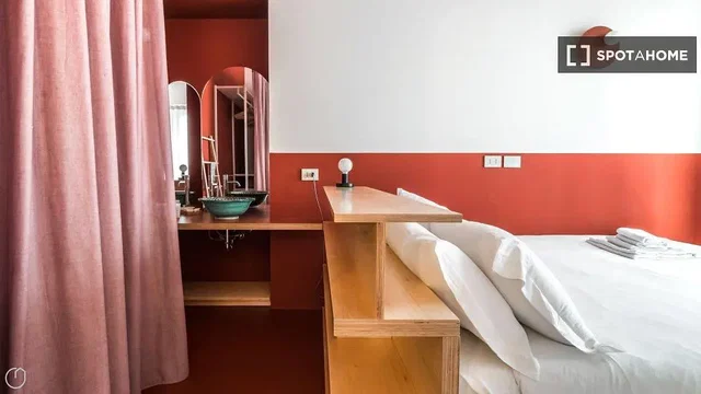 Schlafzimmer; tageslicht, moderner stil