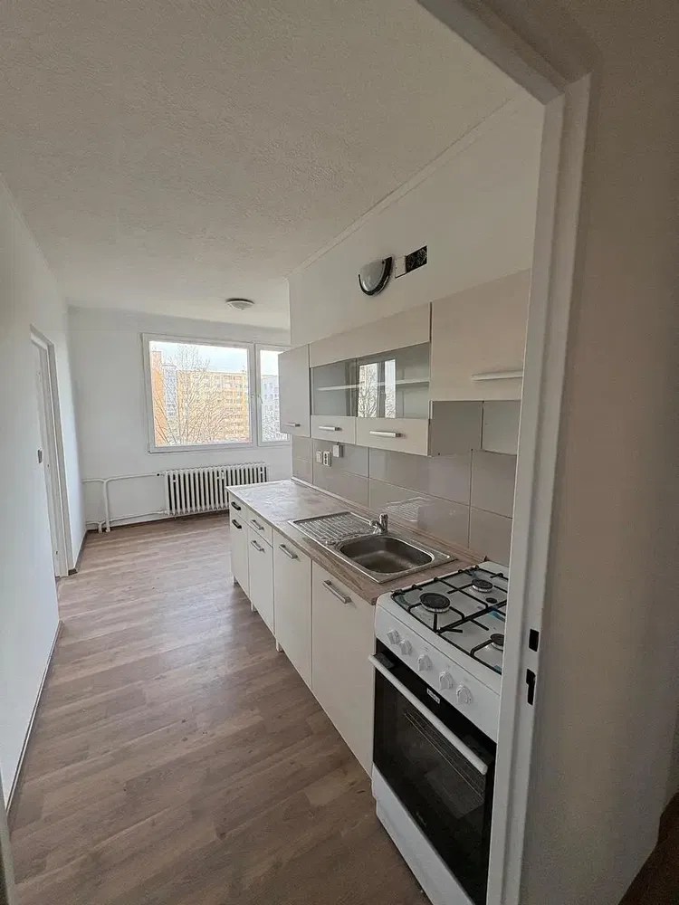 Küche; küchengeräte, tageslicht, blick