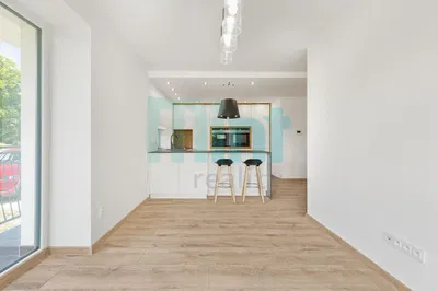 Küche; blick, holzboden, tageslicht, moderner stil