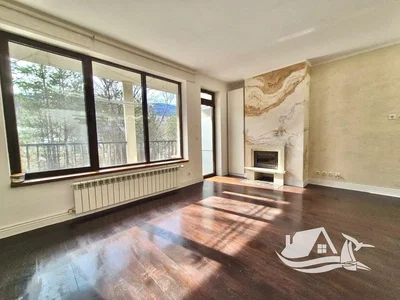 Salon; vue, cheminée, parquet, lumière naturelle