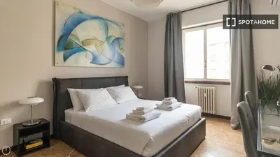 Schlafzimmer; tageslicht, moderner stil