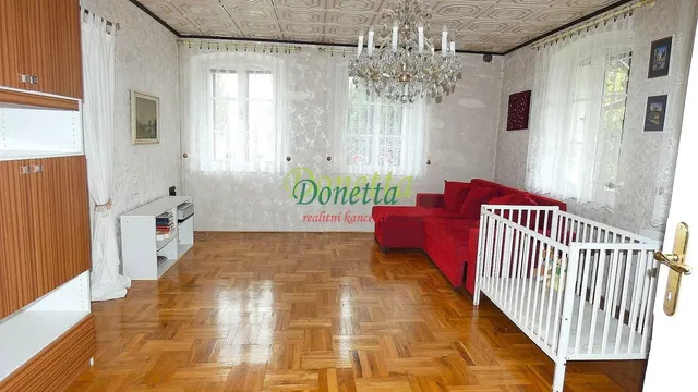 Living room; wood floor, natural light