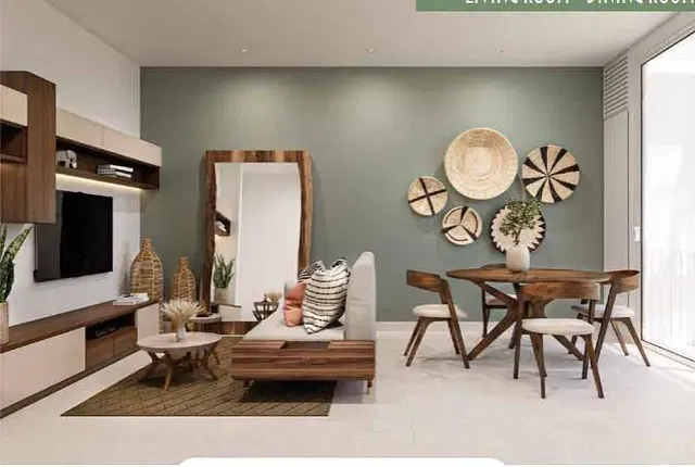 Dnevna soba; moderni stil, prirodno svjetlo