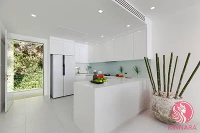 مطبخ; إطلالة, أجهزة المطبخ, ضوء طبيعي, أسلوب عصري, أرضية من البلاط