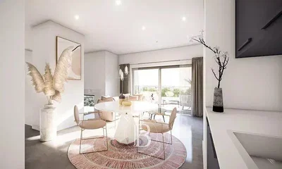 Oturma odası; doğal ışık, modern stil