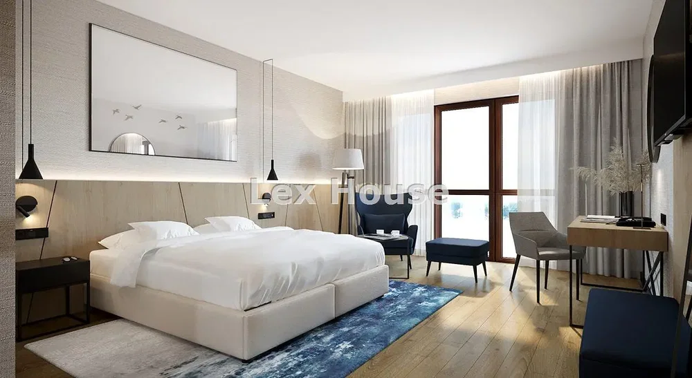 Schlafzimmer; tageslicht, moderner stil, holzboden
