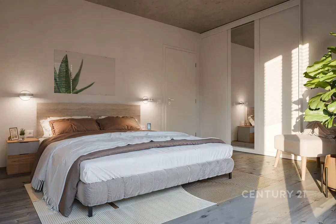Schlafzimmer; tageslicht, moderner stil