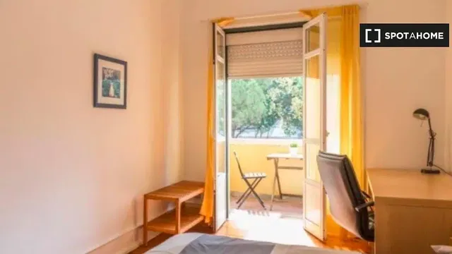 غرفة نوم; إطلالة, ضوء طبيعي