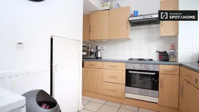 Cuisine; électroménager, lumière naturelle