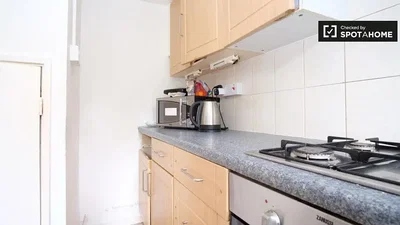 Cuisine; électroménager, lumière naturelle