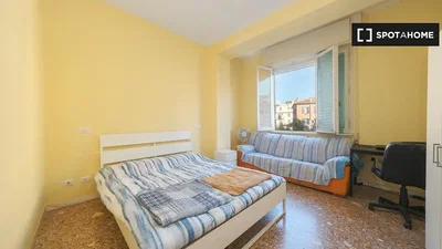 Schlafzimmer; tageslicht, blick