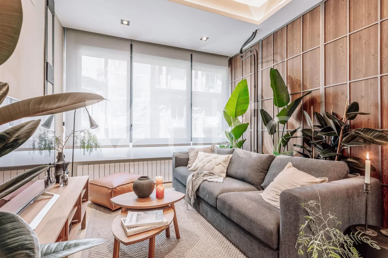 Soggiorno; luce naturale, stile moderno