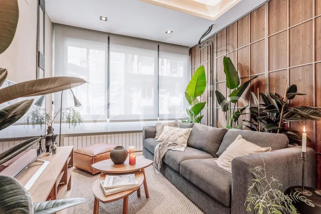 Soggiorno; luce naturale, stile moderno