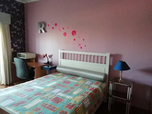 Dormitorio; luz natural, estilo rústico