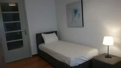 Chambre; lumière naturelle, style moderne