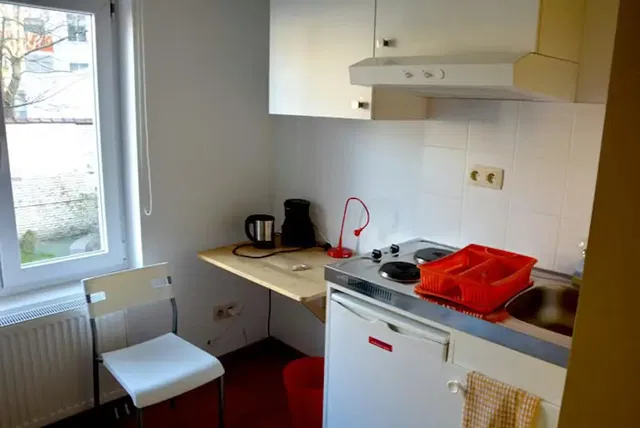 Cucina; elettrodomestici, vista, luce naturale, stile moderno