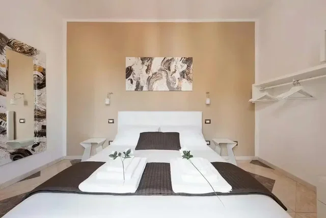 Camera da letto; luce naturale, stile moderno