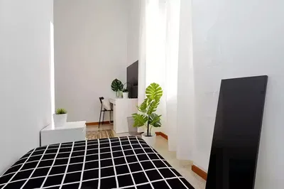 Yatak odası; doğal ışık, modern stil