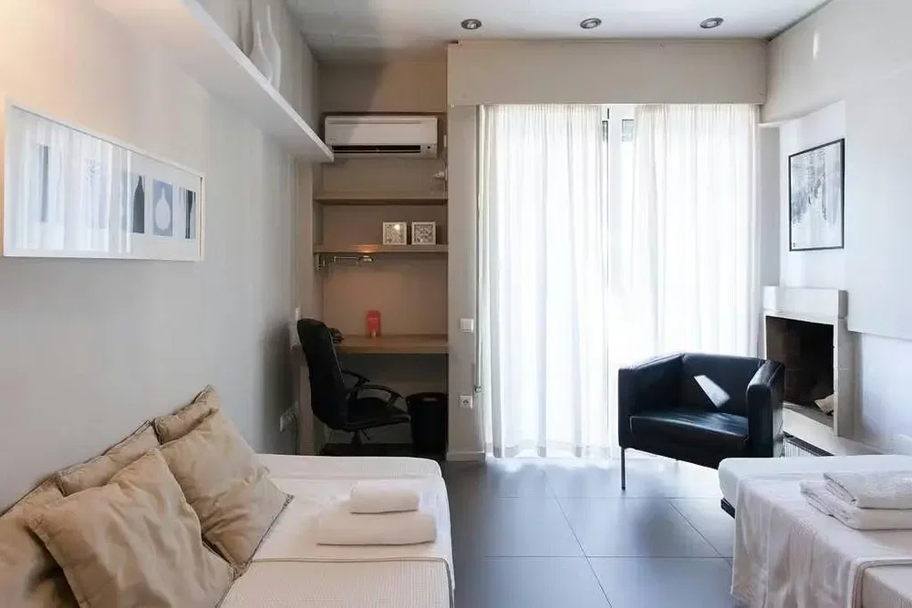 Chambre; lumière naturelle, style moderne