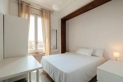 Schlafzimmer; tageslicht, moderner stil