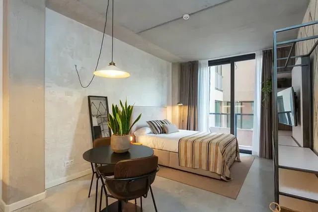 Schlafzimmer; tageslicht, moderner stil