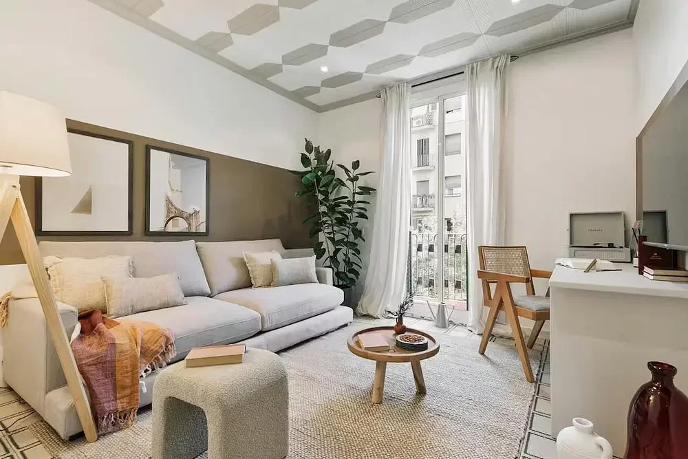 Wohnzimmer; tageslicht, moderner stil