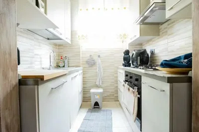 Cuisine; électroménager, lumière naturelle, style moderne