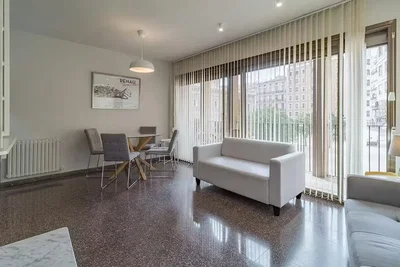 Wohnzimmer; blick, tageslicht, moderner stil