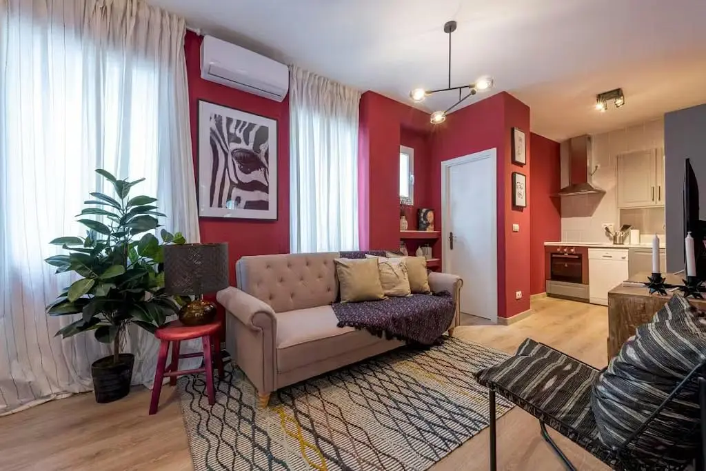 Wohnzimmer; tageslicht, moderner stil