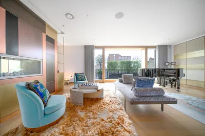 Dnevna soba; pogled, prirodno svjetlo, moderni stil