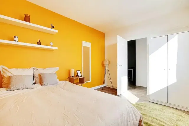 Schlafzimmer; tageslicht, moderner stil