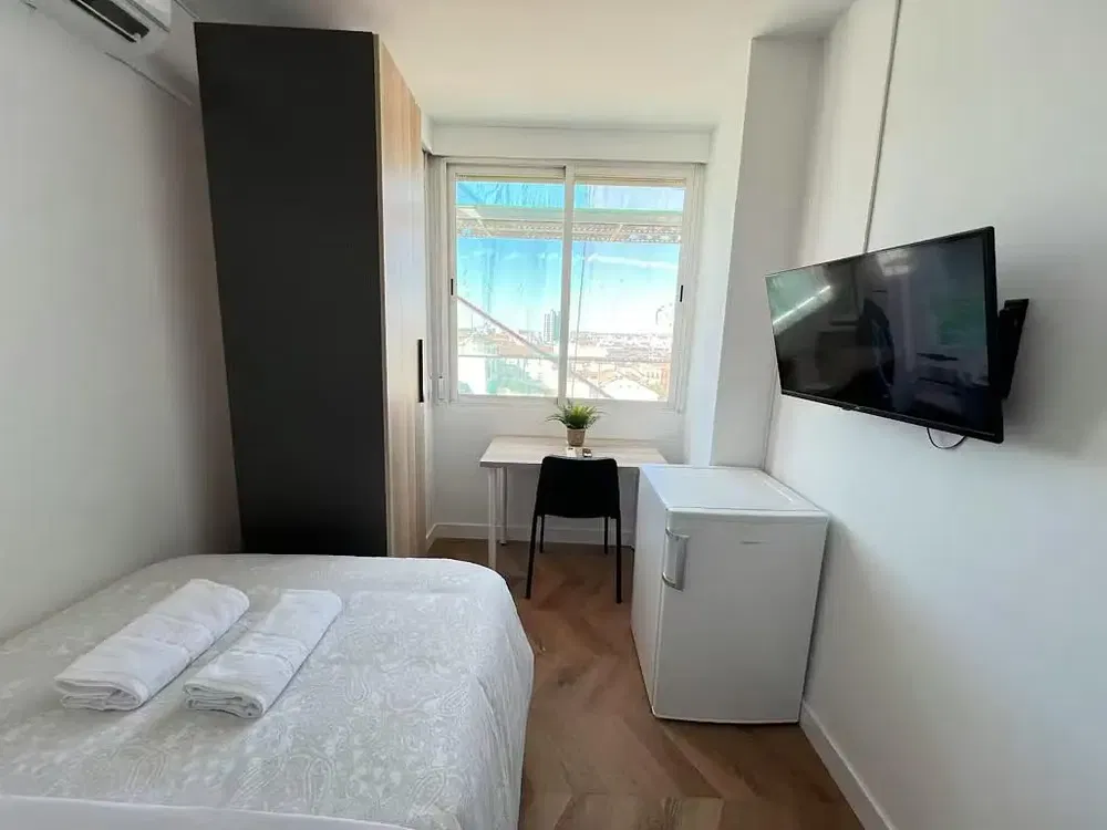 Schlafzimmer; blick, tageslicht