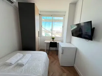 Schlafzimmer; blick, tageslicht